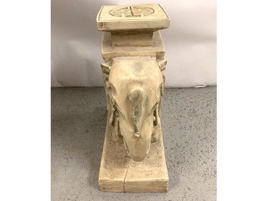 Vintage Composition Elephant Seat