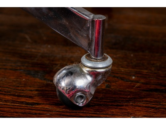 Nightingale Industries Limited MCM Fabric And Leather Upholstered Desk Chair On Casters, 1968