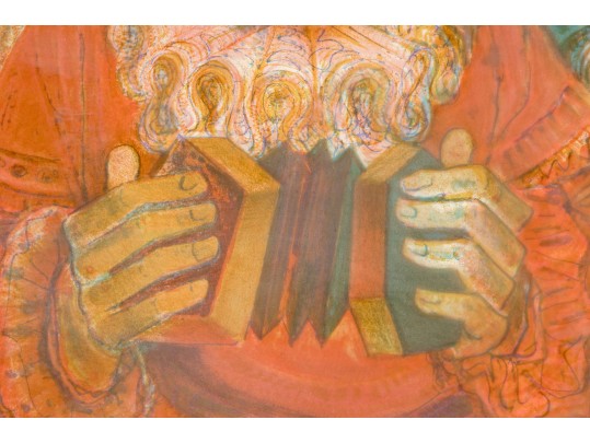  Blasco MENTOR 1919-2003, Spain Signed Artist Proof Musician 