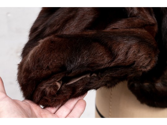 Vintage Ladies Dark Brown Mink Jacket   Size S- M