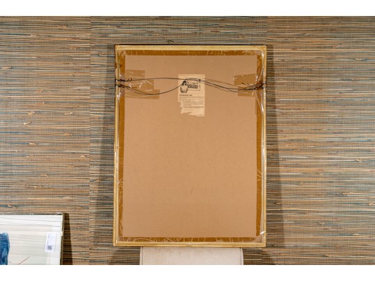 Vivienne Lee (Chinese/American, 20th Century) 1980s Watercolor And Gouache Painting Of Roof Tops