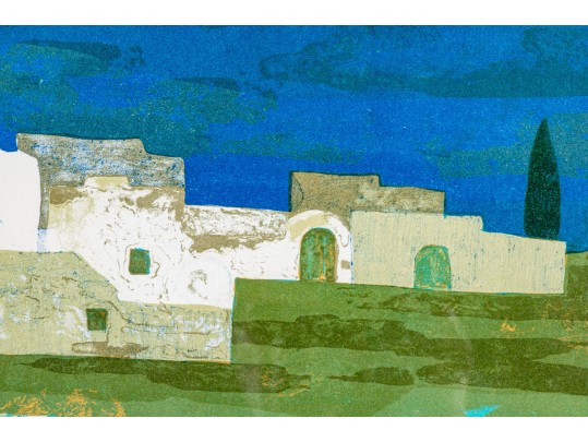 Signed Artist Proof Mid Eastern Landscape