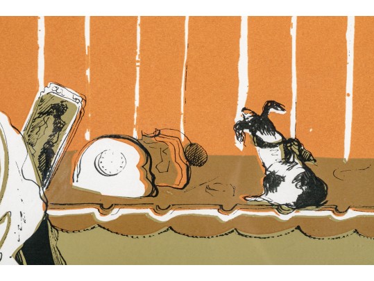 Barbara A. Wood (American, 1926 - 2023) Ltd. Ed. Lithograph, 