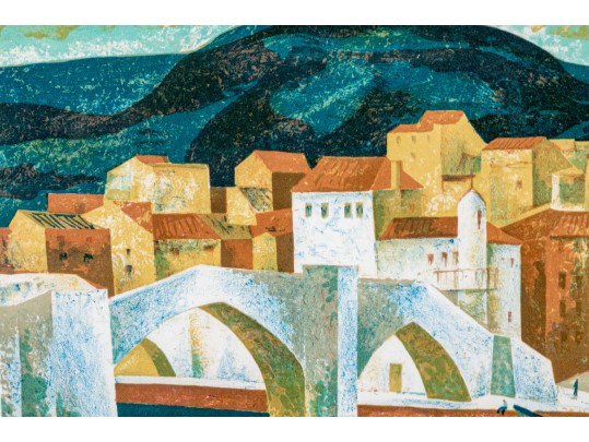 Morato Aragones (Spain, 1923-2006) Ltd. Ed. Lithograph, Landscape