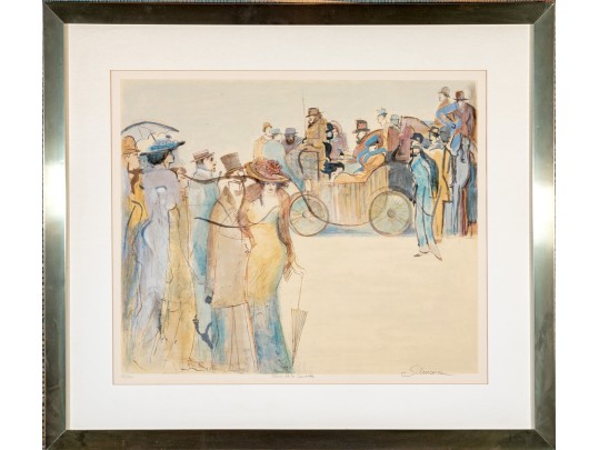 David Schneuer (Poland/Israel 1905-1988) Signed Limited Edition Litho Place De La Concorde