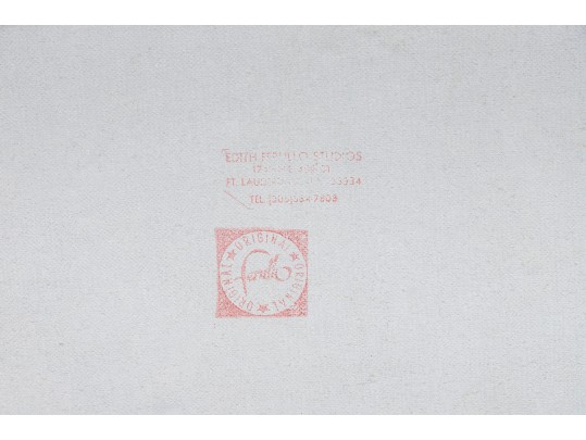 Edith Ferullo (Am. 1928-2008) Oil On Canvas Of Five Little Girls