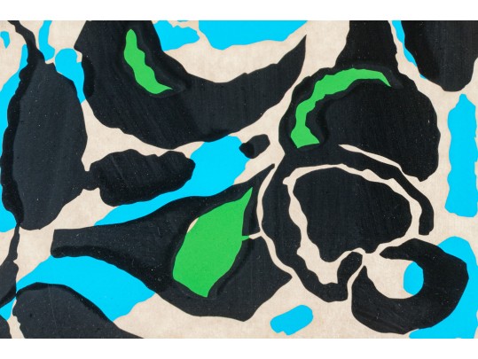 Rosado Signed And Numbered Limited Edition Abstract Lithograph Titled 