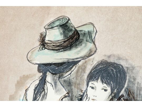 Signed Limited Edition Print Of Two Grils