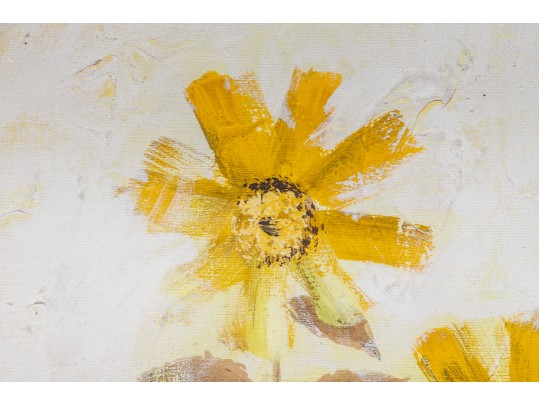 Lee Reynolds - Vanguard Studios Mid Century Over-Sized Floral Painting