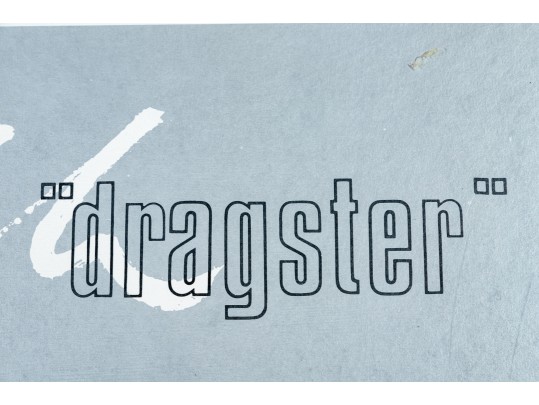 Dragster Poster - Printed In Netherlands,  Ede Holland