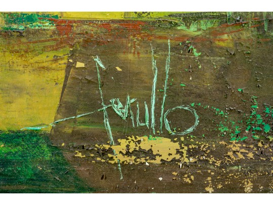 HUGE Edith Ferullo (Am. 1928-2008) Oil On Canvas