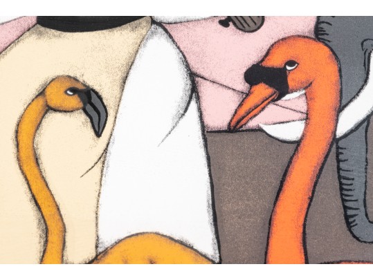 Elke Sommer ( Germany, B. 1940) Signed Artist Proof Titled Elephant Girl