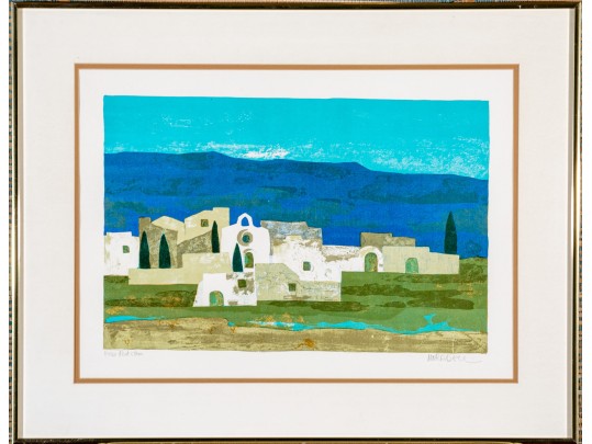 Signed Artist Proof Mid Eastern Landscape