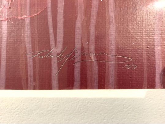 Patrick McNurney, (Am. B. 1950) Abstract Landscape Mixed Media 