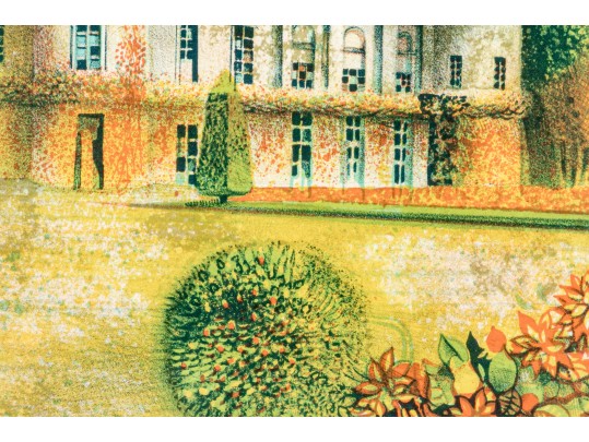 Claude Grosperrin (French, 1936-1977)  Pencil Signed Artist Proof Of A Chateau