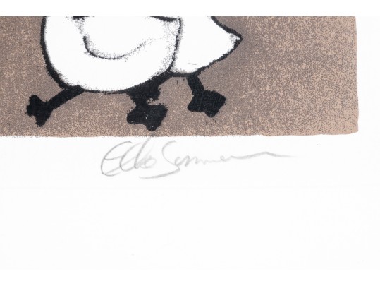 Elke Sommer ( Germany, B. 1940) Signed Artist Proof Titled Elephant Girl