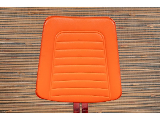 Nightingale Industries Limited MCM Fabric And Leather Upholstered Desk Chair On Casters, 1968