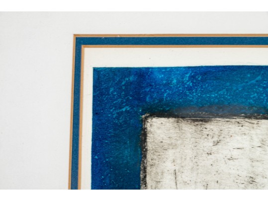 Peter Barger (Am. B. 1947) Signed & Numbered Etching With Bicycle