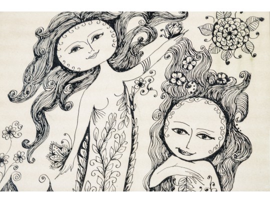 Clara Ledesma Terrazas (Dominican Republic, 1924-1999) Print On Paper