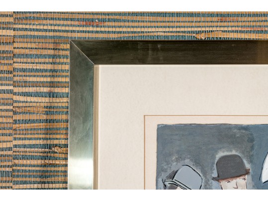 David Schneuer (Poland/Israel 1905-1988) Signed Limited Edition Litho Lady With Parasol