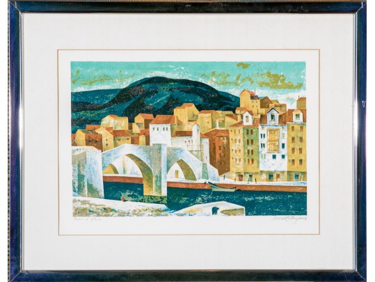 Morato Aragones (Spain, 1923-2006) Ltd. Ed. Lithograph, Landscape