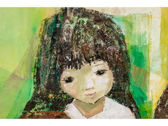 HUGE Edith Ferullo (Am. 1928-2008) Oil On Canvas