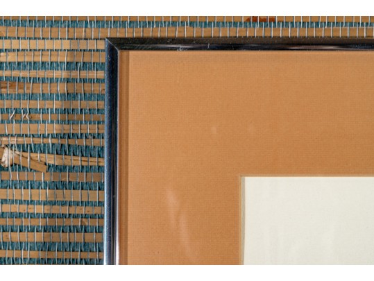 Lawrence Lerfald (Am. B. 1938) Set Of 4 Framed Etchings With Aquatics & Butterflies