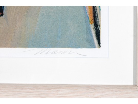 Isaac Maimon (Israeli, B. 1951) Signed Artist Proof Woman In Red