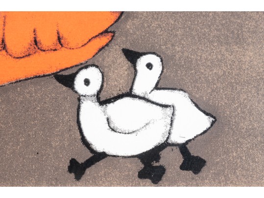 Elke Sommer ( Germany, B. 1940) Signed Artist Proof Titled Elephant Girl