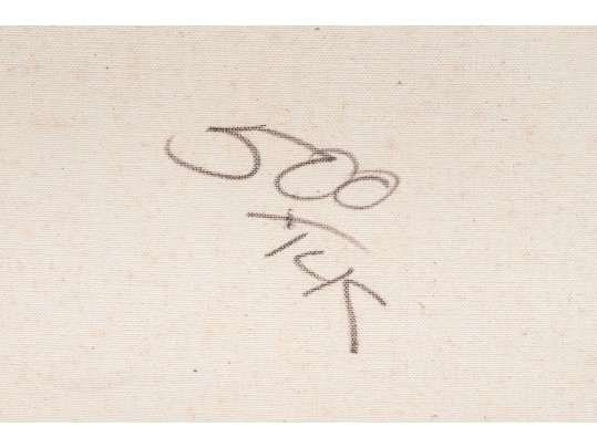 Lee Reynolds - Vanguard Studios Mid Century Over-Sized Floral Painting