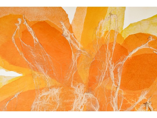 Jason Mixed Media Large Scale Arcylic On Canvas Floral Work