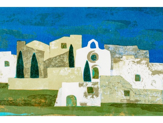 Signed Artist Proof Mid Eastern Landscape