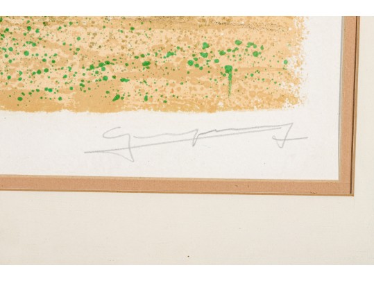 Claude Grosperrin (French, 1936-1977)  Pencil Signed Artist Proof Of Two Chateaus