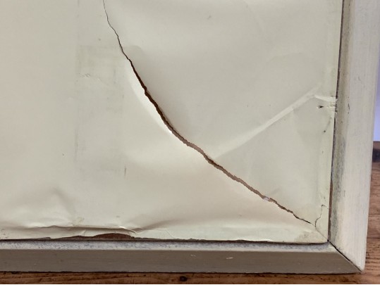 Edith Ferullo (Am. 1928-2008) OIl On Board Girl With Vase Of Flowers