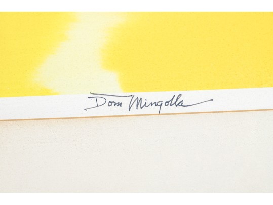 Dom Mingolla (Am. 1922-1999) Signed Abstract Artist Proof