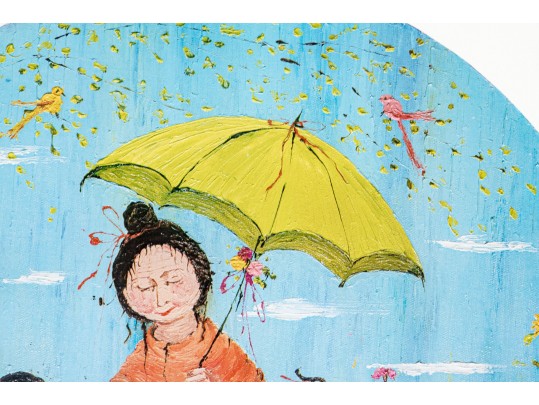 Mildred Barrett (Am. 20th/21st Century) Artist Proof Titled Quiet Moment