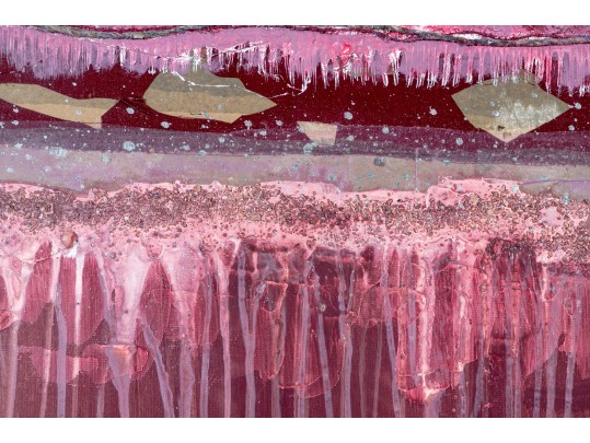 Patrick McNurney, (Am. B. 1950) Abstract Landscape Mixed Media 