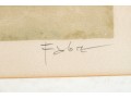 Pencil Signed Vintage Floral Still Life Artist Proof
