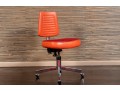 Nightingale Industries Limited MCM Fabric And Leather Upholstered Desk Chair On Casters, 1968
