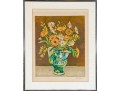 Pencil Signed Vintage Floral Still Life Artist Proof