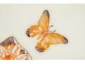 Lawrence Lerfald (Am. B. 1938) Set Of 4 Framed Etchings With Aquatics & Butterflies
