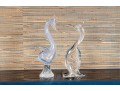 Delightful Handblown Crystal Models Of Seabirds