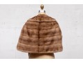 Vintage Ladies Pale Brown Mink Stole  Size M