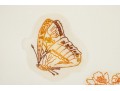 Lawrence Lerfald (Am. B. 1938) Set Of 4 Framed Etchings With Aquatics & Butterflies