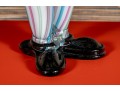 Playful Veteria Pitau Italian Made Polychrome Glass Clown