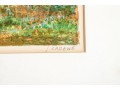 J. Cabane Signed & Numbered Colored Lithograph