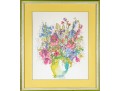 Rodin Decorative Floral Stil Life Print Titled Anemones #1