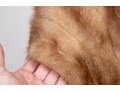 Vintage Ladies Pale Brown Mink Stole  Size M