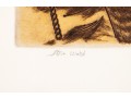 Lawrence Lerfald (Am. B. 1938) Signed & Numbered Etching Titled 