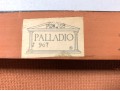 Palladio Italy Mid Century Oil On Mason Board Renaissance Scene